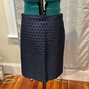J. Crew, pencil skirt navy polkadot - 12